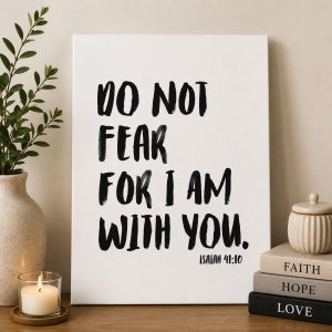 Do Not Fear” Foam Board Canvas