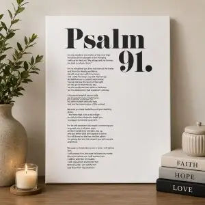 Psalm 91 Foam Board Display
