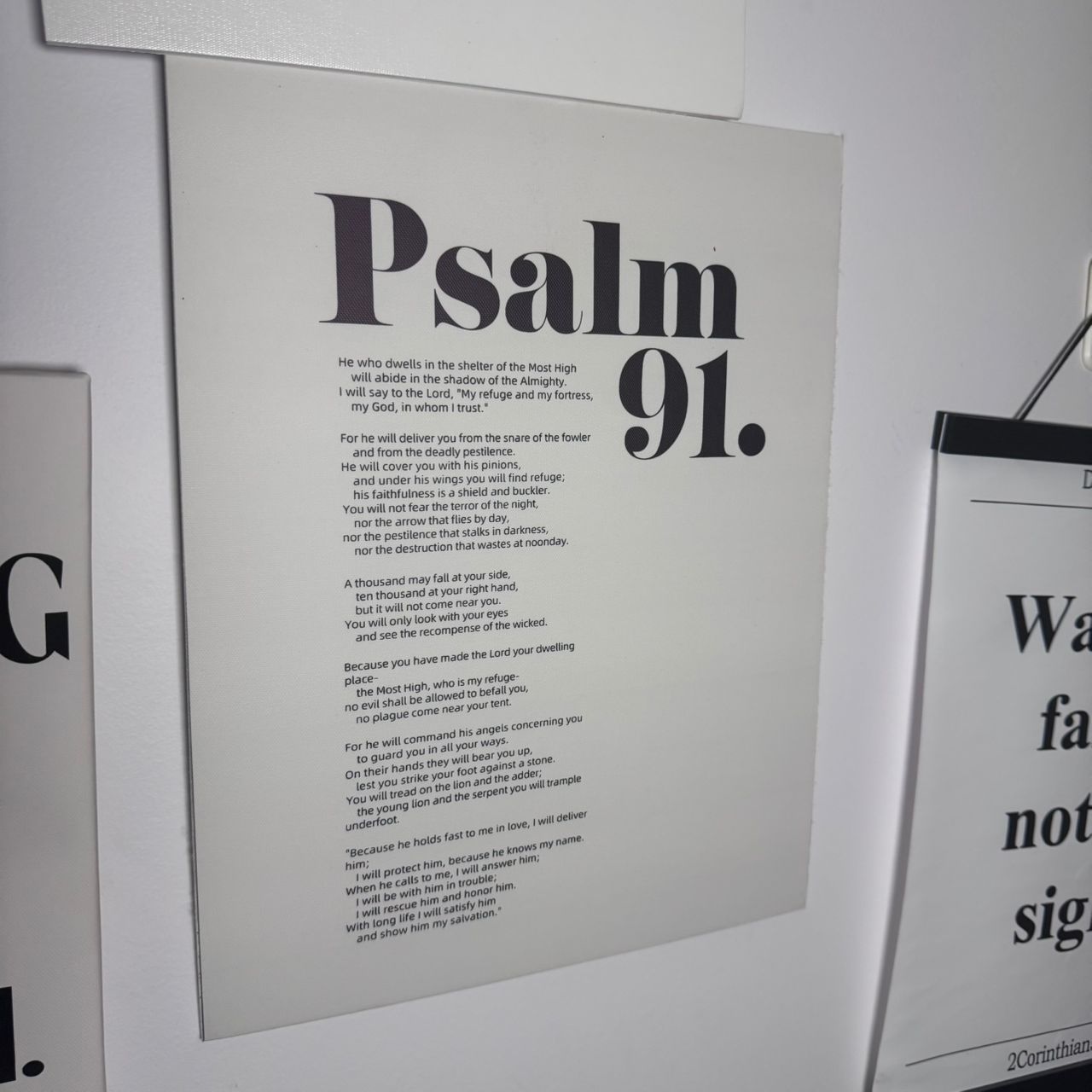 Psalm 91 Foam Board Display - Image 2