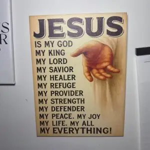 Jesus Foam Board Display